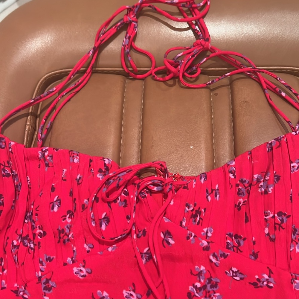 Rat and Boa red mini dress Medium - Picture 7 of 7